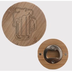 Abre cápsulas de bambu com íman