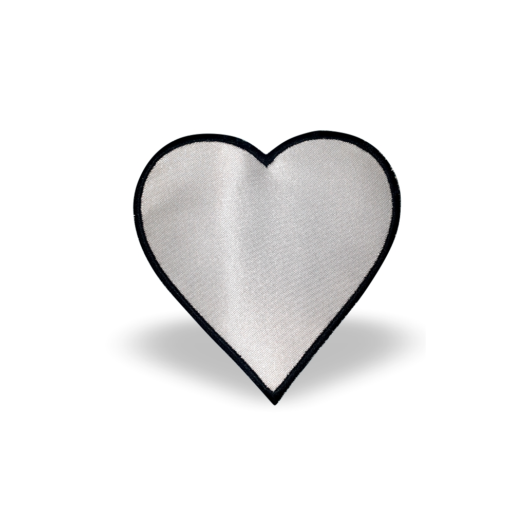 EMBLEMA SUBLIMAÇÃO CORAÇÃO