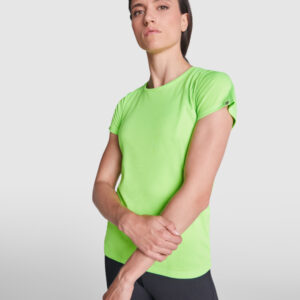 T-SHIRT IMOLA  WOMAN 50% poliéster reciclado / 50% poliéster, waffle interlock. 135 g/m².