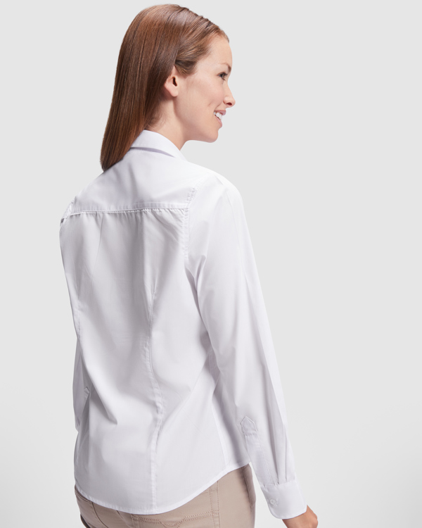 CAMISA SOFIA L/S 65% poliéster / 35% algodão, popelina, 130 g/m² - Image 3