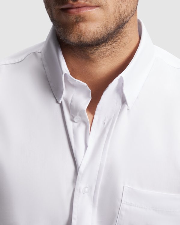 CAMISA AIFOS 65% poliéster / 35% algodão, popelina, 130 g/m² - Image 5