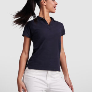 POLO PRINCE WOMAN Cores sólidas: 100% algodão biológico, 210g/m².