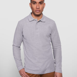 POLO ESTRELLA L/S 100% algodão, ponto piquê, 220 g/m².