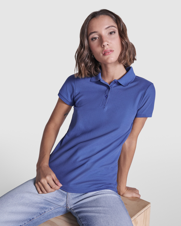 POLO PEGASO PREMIUM WOMAN 60% Algodão / 40% Poliéster, ponto piquê. Cor: 190g/m². Branco: 220g/m².