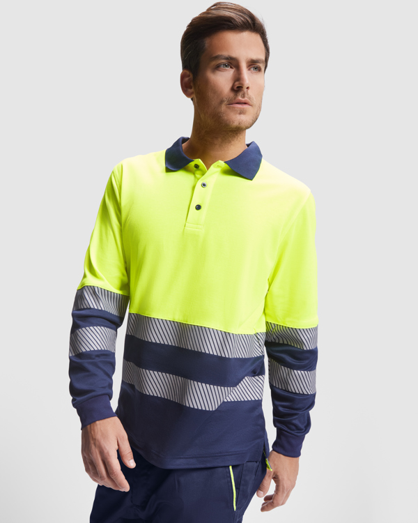 POLO ATRIO L/S 55% algodão 45% poliéster, 170g/m²
